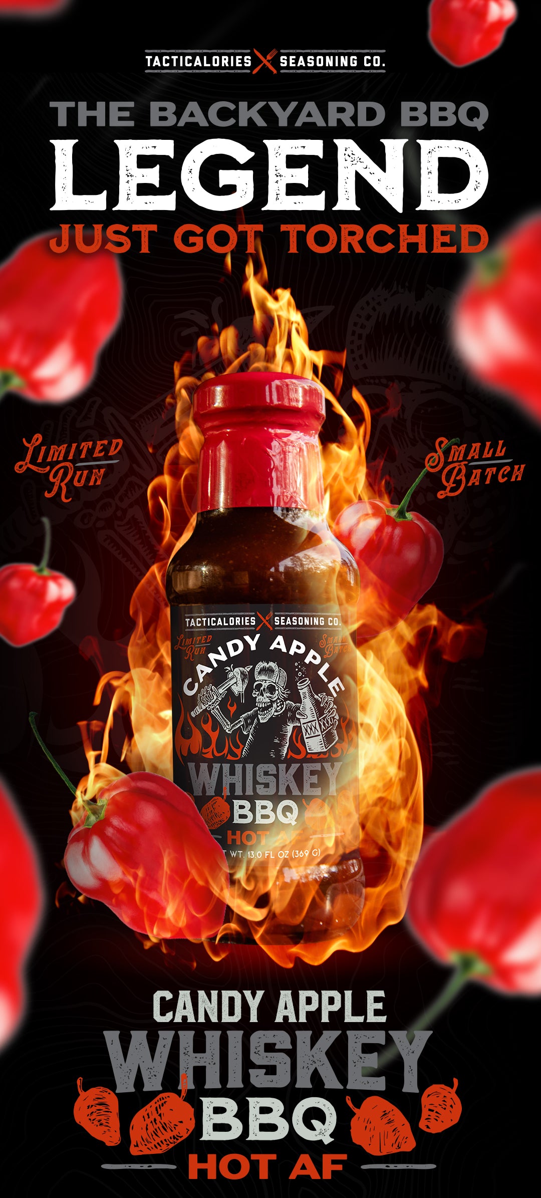 CANDY APPLE WHISKEY BBQ - HOT AF