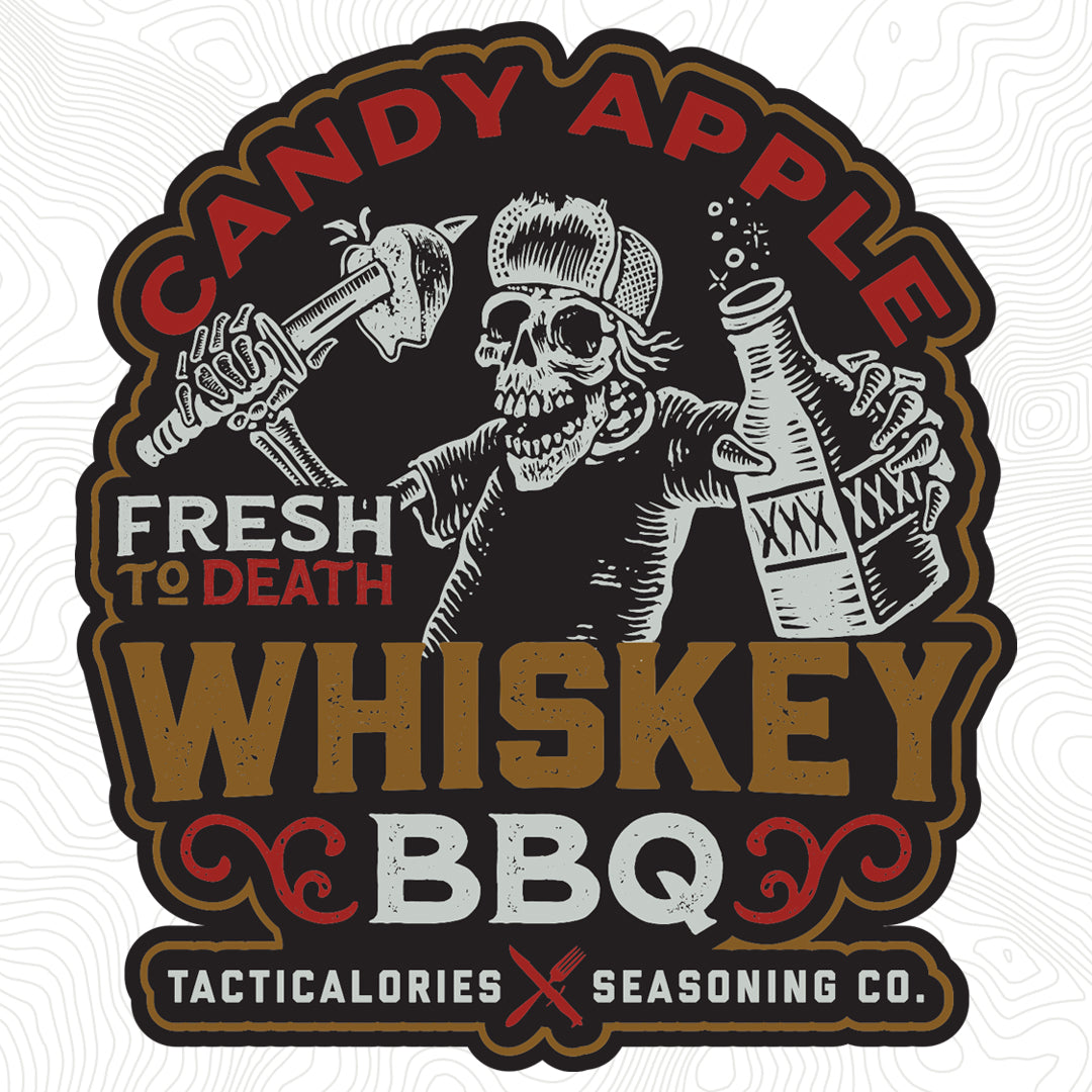 Candy Apple Whiskey BBQ Sticker
