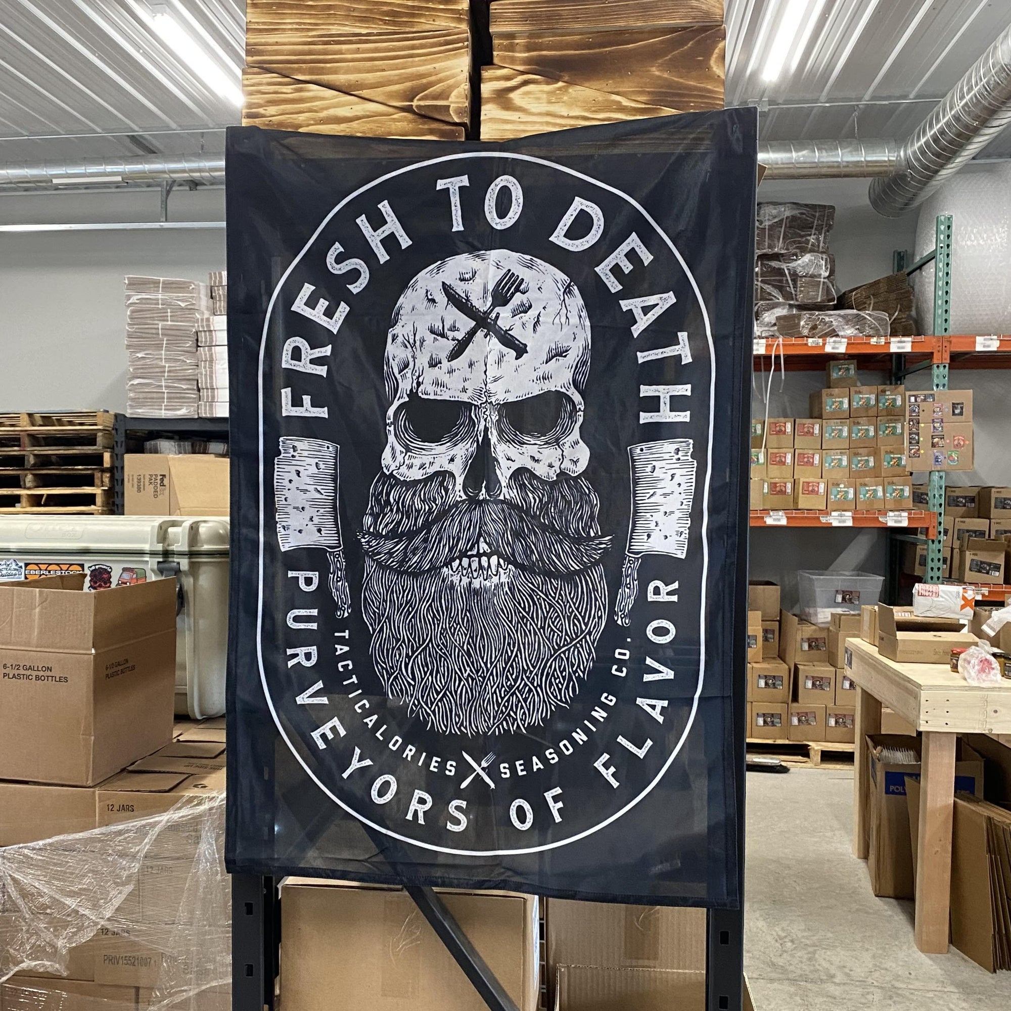 Fresh to Death "Beard" Flag