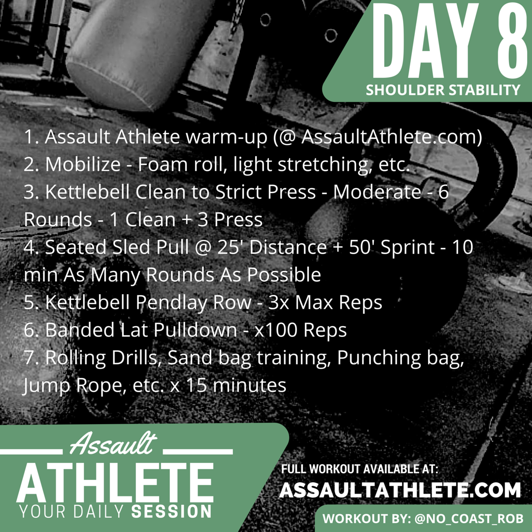 Assault Athlete Training - Day 8