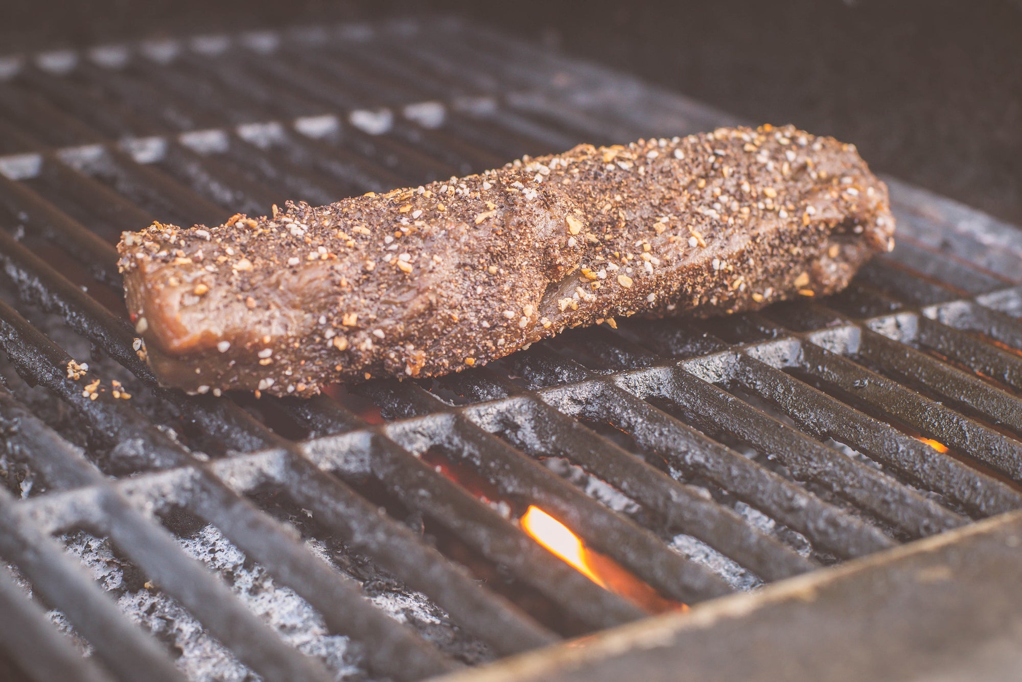 Grilled Coffee Brined Venison Backstrap