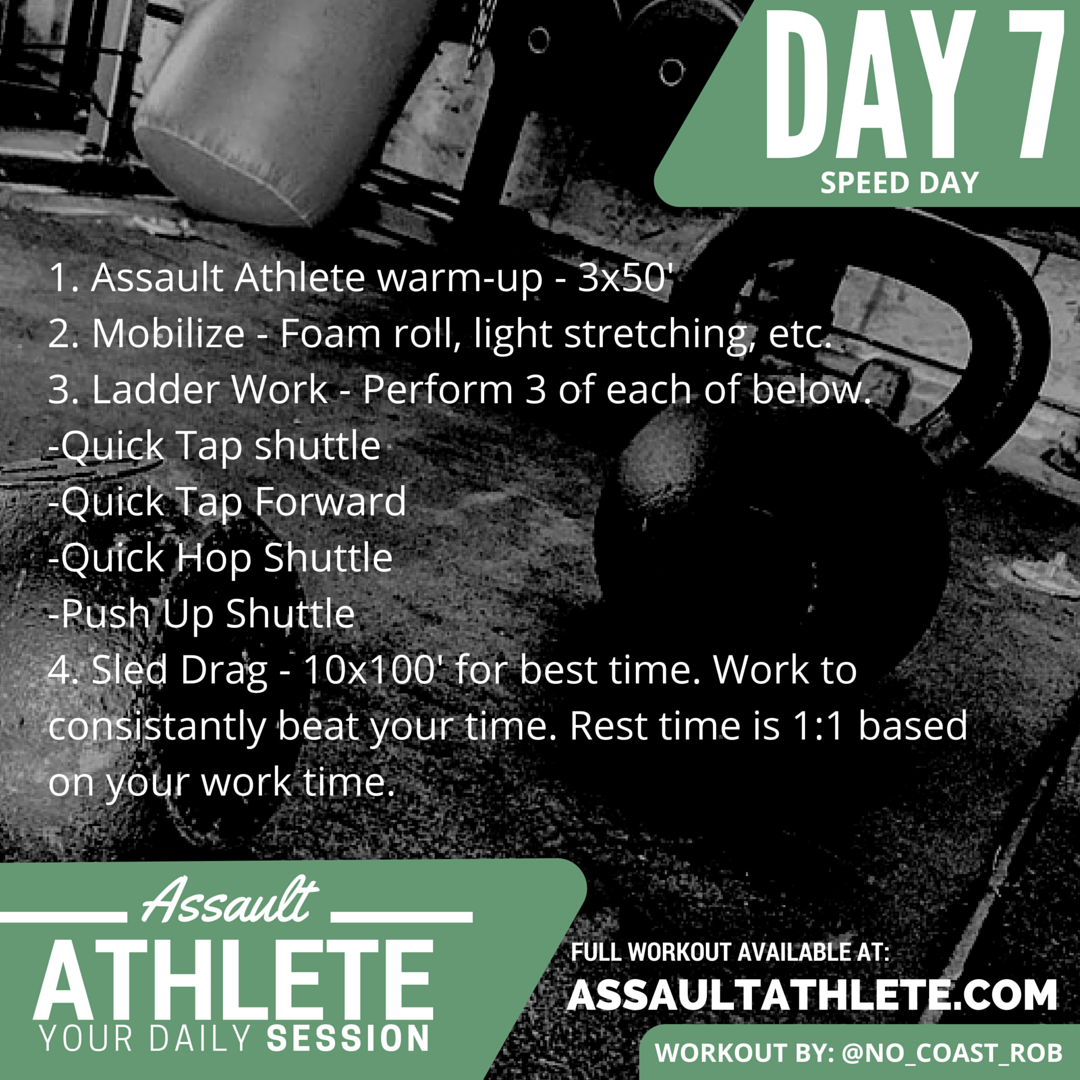 Assault Athlete Training - Day 7