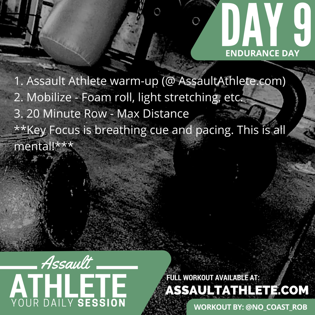 Assault Athlete Training - Day 9