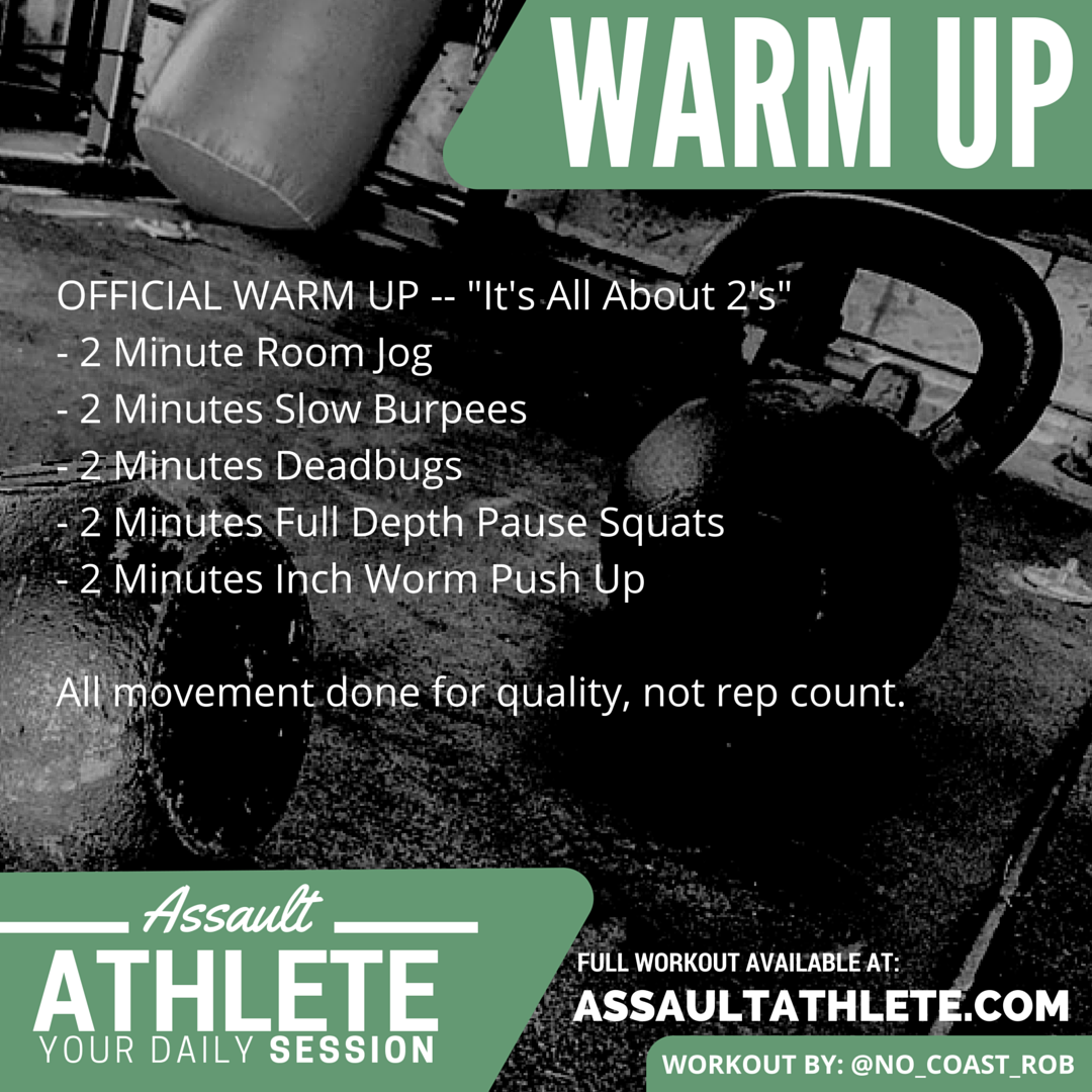 The Assault Athlete Warmup