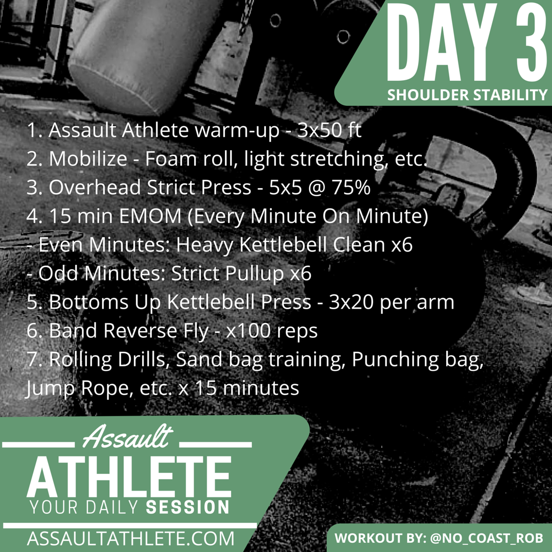Assault Athlete Training - Day 3