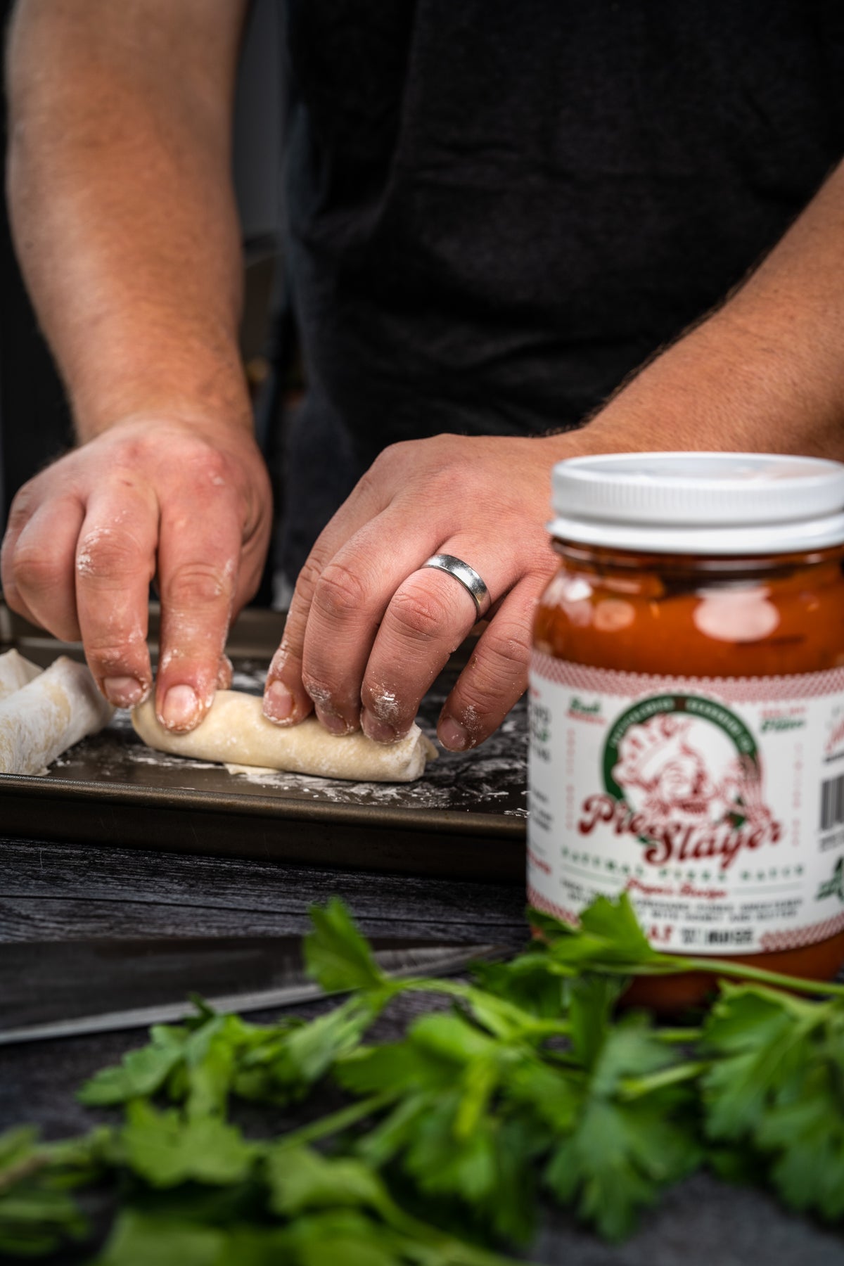 PIE SLAYER Air Fryer Pizza Logs Tacticalories Seasoning Company