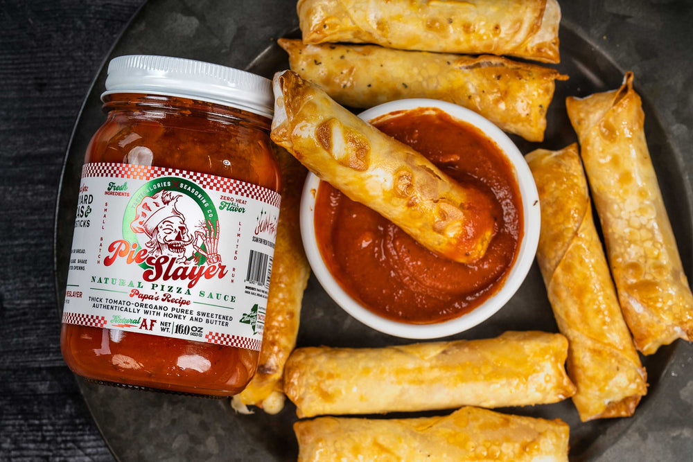 PIE SLAYER Air Fryer Pizza Logs Tacticalories Seasoning Company