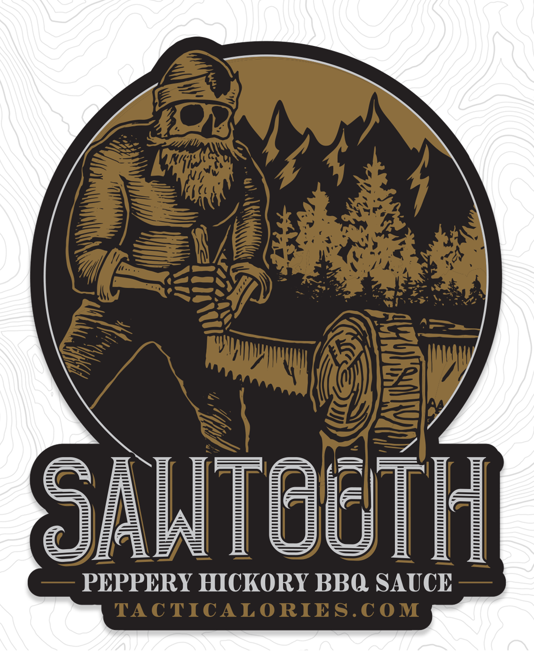 SAWTOOTH Sticker Tacticalories Seasoning Company