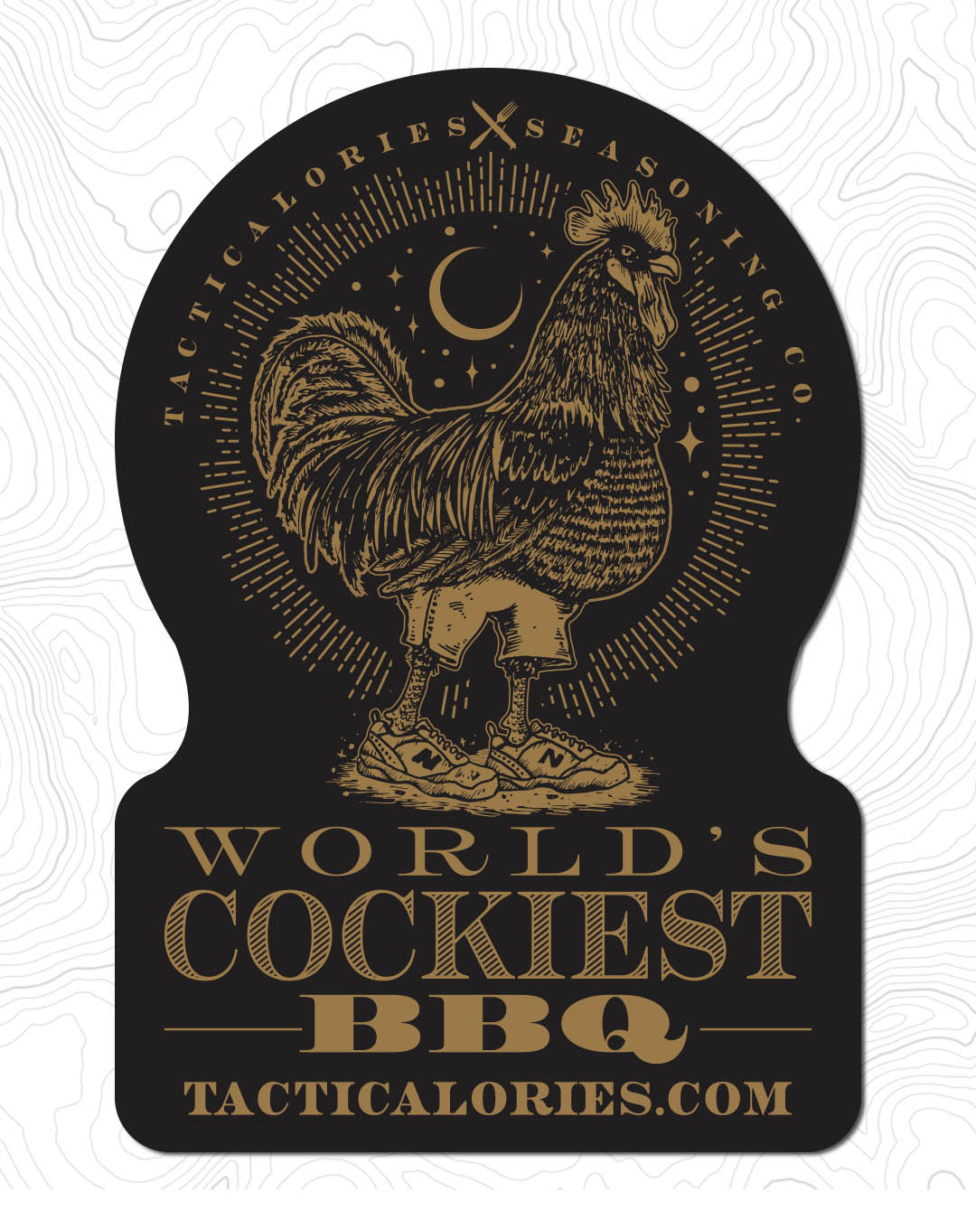 Worlds Cockiest BBQ Sticker