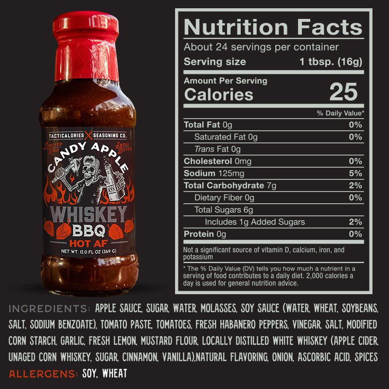 CANDY APPLE WHISKEY BBQ - HOT AF