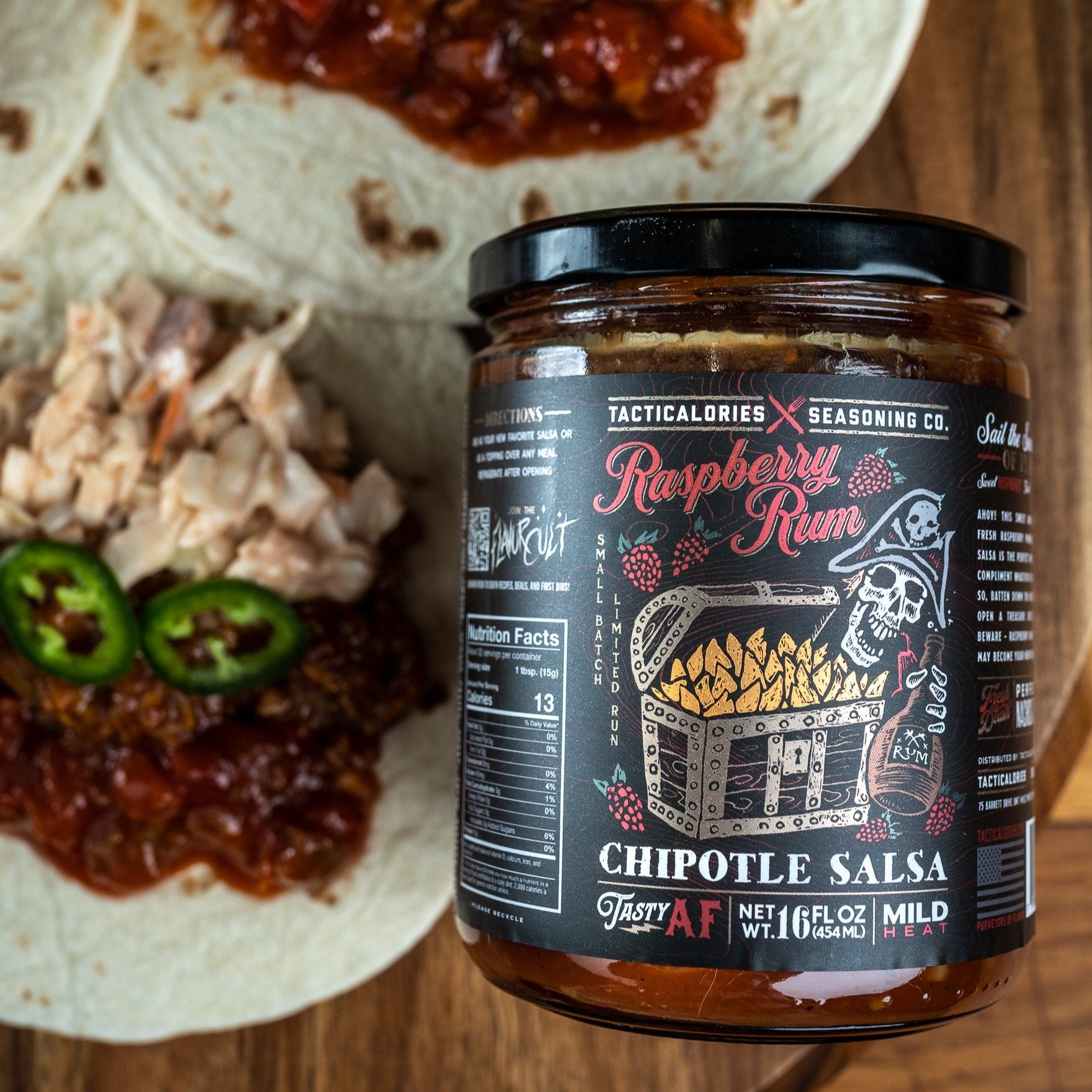 RASPBERRY RUM CHIPOTLE SALSA