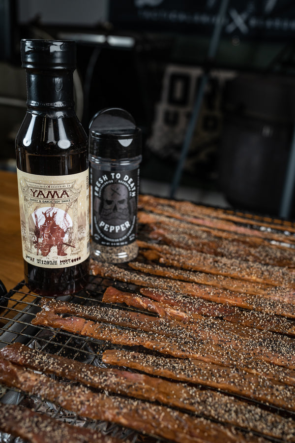 YAMA Peppered Soy Jerky Kit Tacticalories Seasoning Company