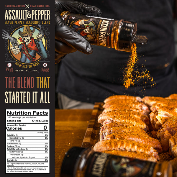 ASSAULT & PEPPER Tacticalories Seasoning Company
